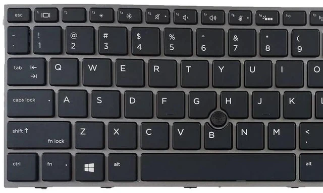 Alt view image 3 of 4 - Laptop Replacement US Layout with Pointer and backlightt Keyboard for HP ZBOOK 15 G5 G6 17 G5 G6 US Keyboard with Point L29635-001 L12765-001 L28407-001