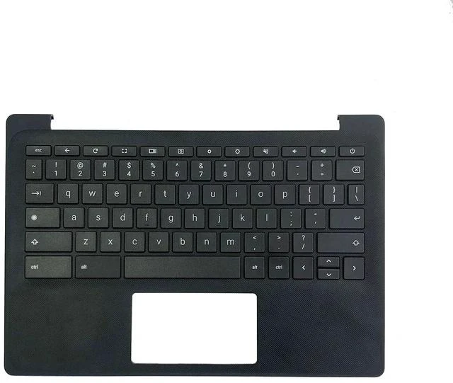 Alt view image 2 of 7 - N93657-001 Replacement for HP Fortis Chromebook 11 G10 Laptop Upper Top Cover Case Palmrest Not-Backlit US Keyboard Assembly Part
