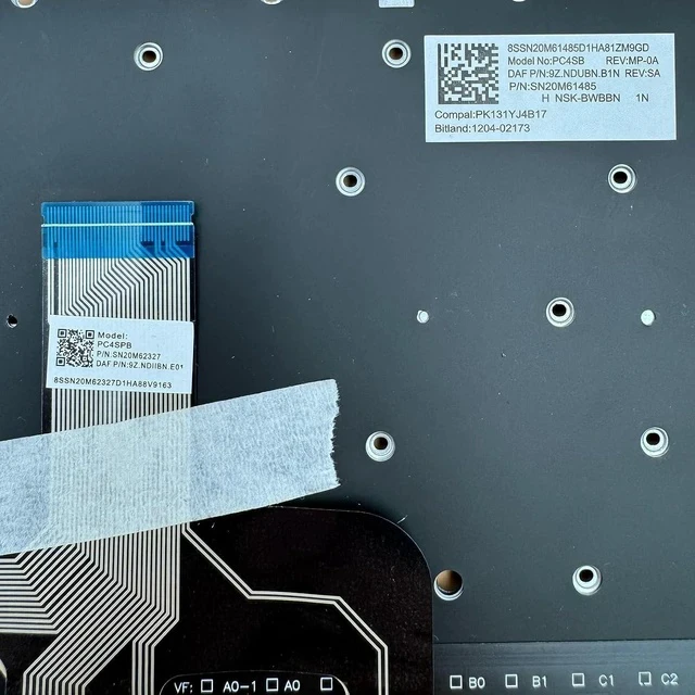 Alt view image 4 of 6 - Laptop Replacement US Layout with Backlight Keyboard for Lenovo Yoga 7 14IAL7 14ARB7 ARB7 Yoga 14c IAL7, Notebook PT4SB-US V215220AS1 SN21F91212 SN21G96020