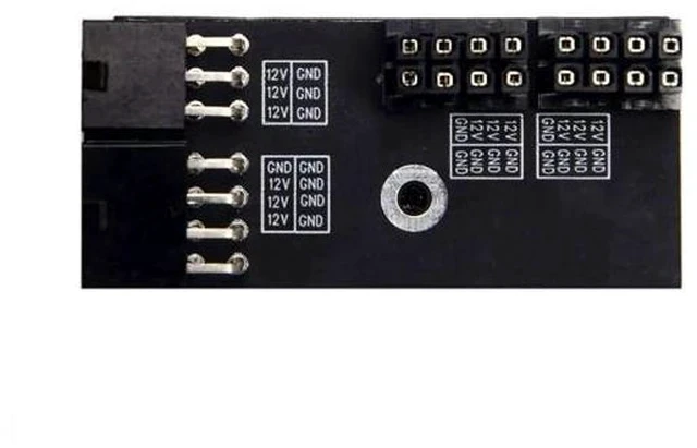 Alt view image 3 of 7 - 180 Degree Angled Dual ATX 8Pin Female to 6+8Pin Male GPU Power Adapter, Reverse Bend Power Connector for NVIDIA RTX 3080 3090 Graphics Cards