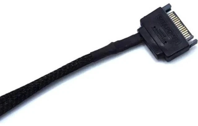 Alt view image 2 of 2 - 1 to 2 SATA to 3/4 Pin Fan Adapter Cable, Motherboard Fan Extension Cord