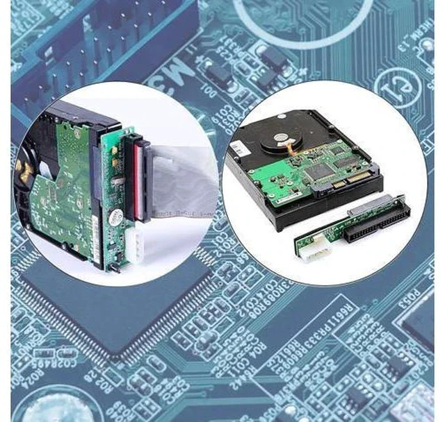 Alt view image 3 of 5 - SATA Female to 40Pin Male 3.5" IDE Adapter, IDE Hard Drive to SATA Interface Converter for Desktop PC