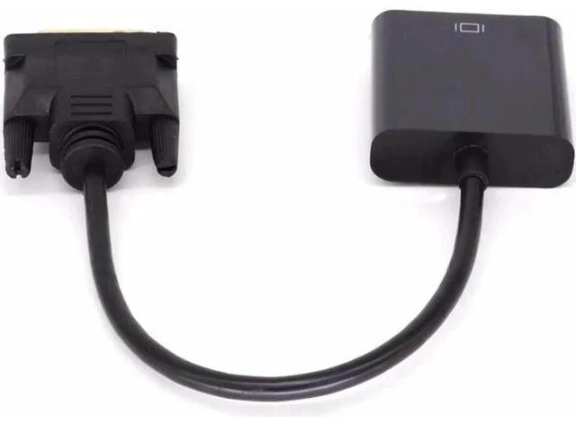 Alt view image 4 of 4 - 25CM Active Dual Link DVI-D 24+1 Male to VGA Female Video Adapter Cable with DAC Chip, Digital to Analog Signal Converter, Max 1920x1080 Resolution