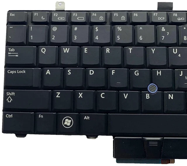 Alt view image 3 of 6 - Laptop Replacement US Layout with Pointing with Backlight Keyboard for Dell Latutude E6400 E6410 E6500 E6510 E5410 E5510 E5400 E5500 Precision M2400 M4400 M4500