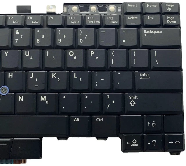 Alt view image 4 of 6 - Laptop Replacement US Layout with Pointing with Backlight Keyboard for Dell Latutude E6400 E6410 E6500 E6510 E5410 E5510 E5400 E5500 Precision M2400 M4400 M4500