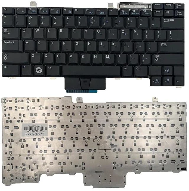 Main image of Laptop Replacement Keyboard for Dell Latutude E6400 E6410 E6500 E6510 E5410 E5510 E5400 E5500 Precision M2400 M4400 M4500No Pointing No Backlit New US Layout