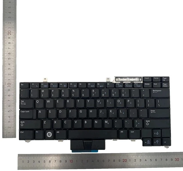 Alt view image 2 of 6 - Laptop Replacement Keyboard for Dell Latutude E6400 E6410 E6500 E6510 E5410 E5510 E5400 E5500 Precision M2400 M4400 M4500No Pointing No Backlit New US Layout