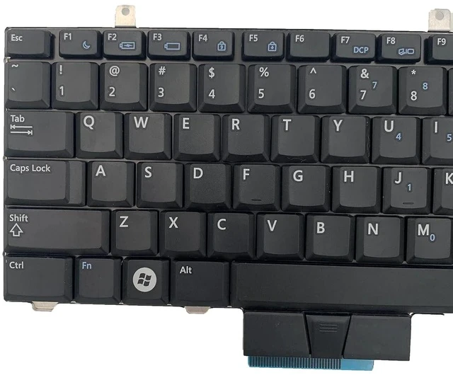 Alt view image 6 of 6 - Laptop Replacement Keyboard for Dell Latutude E6400 E6410 E6500 E6510 E5410 E5510 E5400 E5500 Precision M2400 M4400 M4500No Pointing No Backlit New US Layout