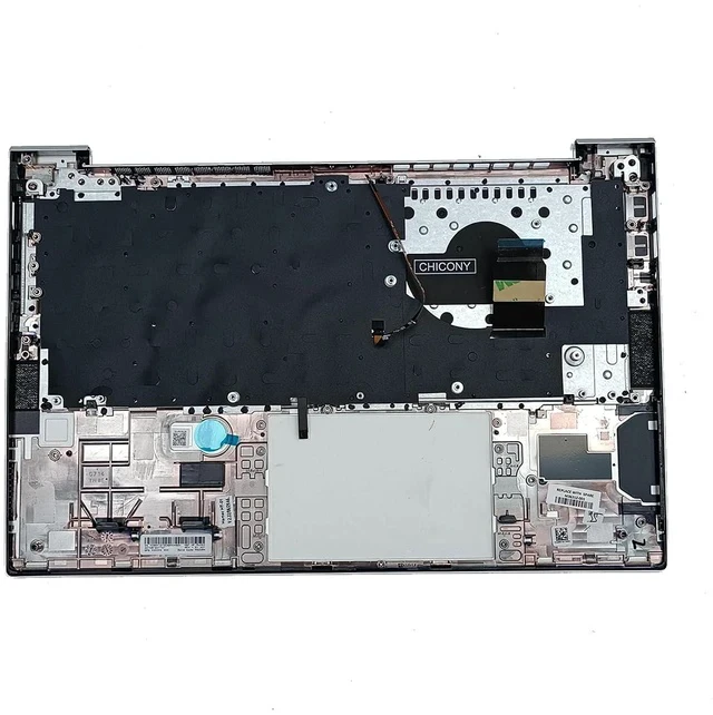 Alt view image 2 of 7 - M07090-001 M36312-001 Replacement for HP Elitebook 840 G7 840 G8 Laptop Upper Top Cover Case Palmrest Backlit US Keyboard Assembly Part Silver
