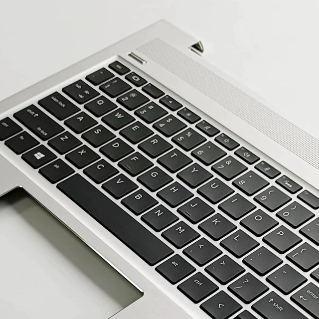 Alt view image 3 of 7 - Replacement for HP ProBook 450 G6 450 G7 Laptop Upper Top Cover Case Palmrest Backlit Keyboard Assembly Part L45090-001 Sliver