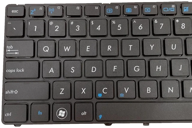 Alt view image 2 of 3 - Laptop Replacement US Layout Keyboard for Asus A52 F50 X53E A53S K53 K53S K54 G73S X73E K52F K52J K52J K52JK K52N K53E K55D K55DE K55DR K55N K72F V111462AK1