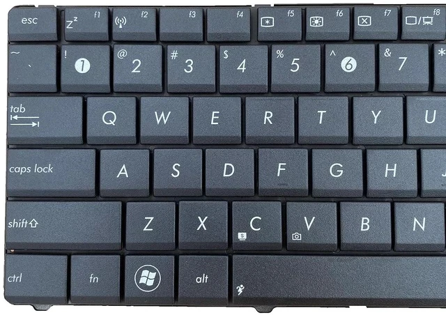 Alt view image 3 of 4 - Laptop Replacement US Layout Keyboard for Asus n53 N53J N53JQ N53JF N53JG N53JL N53JN N53S N53SV k54l x55 x55u x55a x54c x54h x55vd x55c f55 f75 R500D R500DE R500N HS-348101T01 14011398