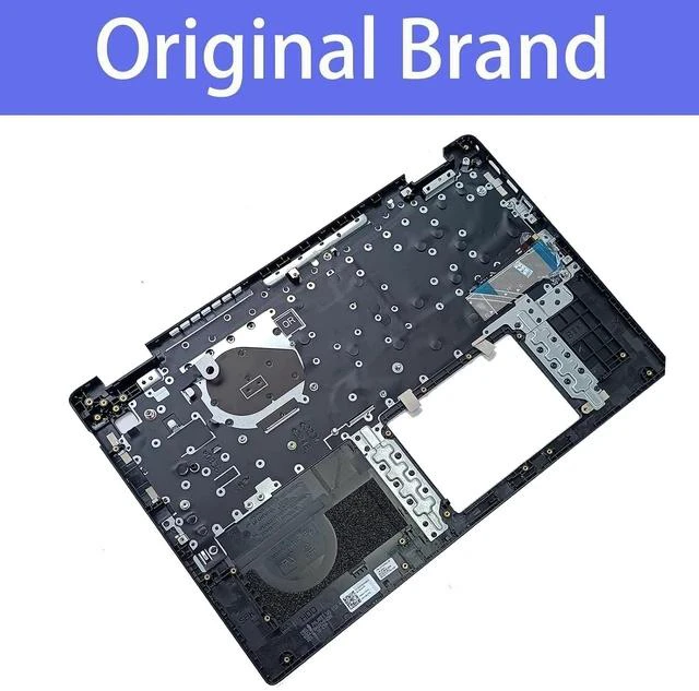 Alt view image 3 of 7 - DJP76 0DJP76 Replacement for DELL Latitude 3520 E3520 Laptop Upper Top Cover Case Palmrest Backlit US Keyboard Assembly Part Black