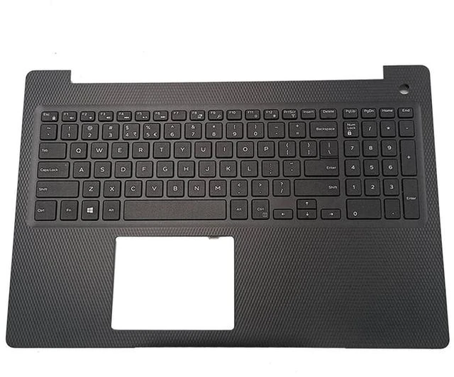 Main image of Replacement for Dell Inspiron 15 3000 3583 Laptop Upper Top Cover Case Palmrest Non-Backlit Keyboard Assembly Part P4MKJ 0P4MKJ Black