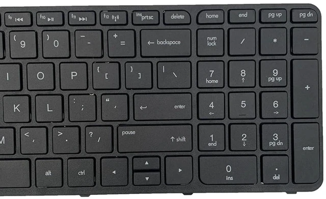 Alt view image 4 of 5 - Laptop Replacement US Layout Keyboard for HP Pavilio 15-f 15-g 15-r 15-e 15-f387wm 15-d035dx 15-f233wm 15-f272wm 15-f010wm 15-n290nr 15-e 15-f222wm 15-f271wm 749658-031 NSK-CN6SC