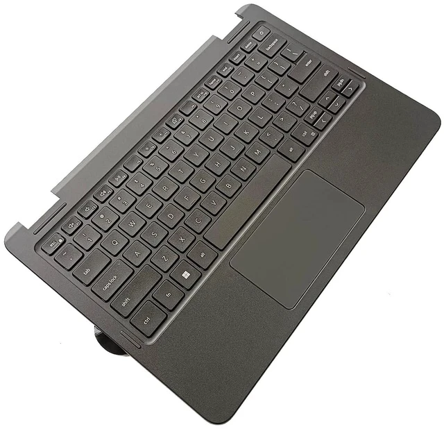 Alt view image 5 of 7 - 04T28H 4T28H Replacement for Dell Latitude 3140 Laptop Upper Top Cover Case Palmrest US Keyboard Touchpad Assembly Part