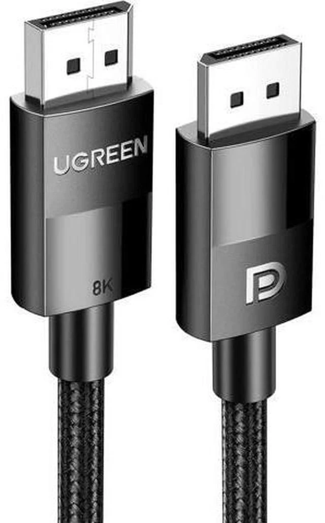 Main image of UGREEN VESA Certified DP 1.4 Cable 16FT, 32.4Gbps 8K DisplayPort Cord Supports 8K@60Hz, 4K@240Hz, HDR, FreeSync & G-Sync, Compatible with Gaming Monitor, Graphics Card, PC, HDTV