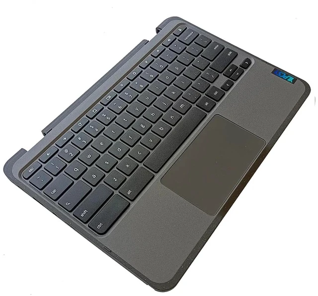 Alt view image 5 of 7 - Replacement for Lenovo 300e Chromebook Gen 3 82J9 82JA Laptop Upper Top Cover Case Palmrest US Keyboard Touchpad Assembly Part 5M11C94743 5M11G97058(NO WFC Hole)LTE