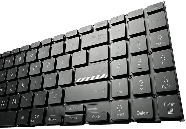 Alt view image 3 of 7 - Laptop Replacement US Layout Keyboard for Asus Vivobook 15 X1502 X1502ZA X1502Z X1502VA B1502 B1502CBA M1603Q M1503Q M1502 M1502Z for Pro16 X1605V X1603Z