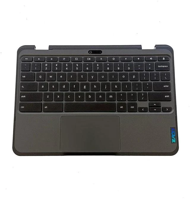 Main image of Replacement for Lenovo 300e Chromebook Gen 3 82J9 82JA WiFi Laptop Upper Top Cover Case Palmrest US Keyboard Touchpad Assembly Part 5M11C94721(WFC Hole)