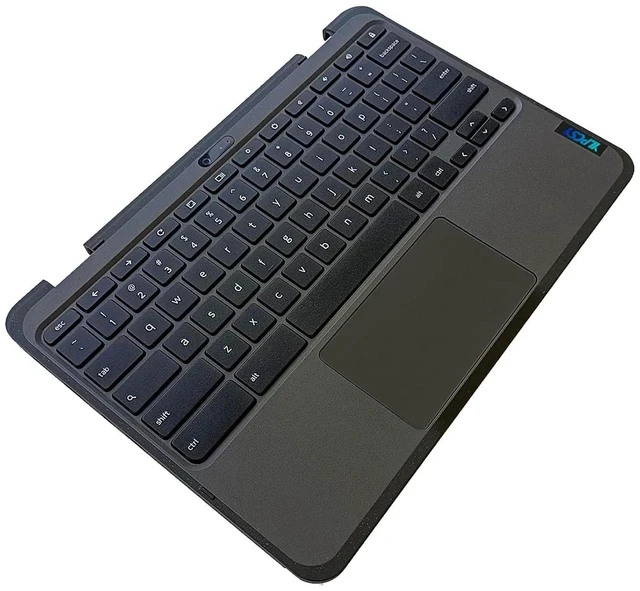 Alt view image 6 of 7 - Replacement for Lenovo 300e Chromebook Gen 3 82J9 82JA WiFi Laptop Upper Top Cover Case Palmrest US Keyboard Touchpad Assembly Part 5M11C94721(WFC Hole)