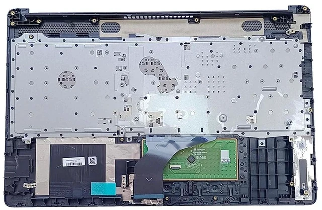 Alt view image 2 of 7 - L20386-001 AP29M000A00 Replacement for HP 15-DA 15-DB 15-DR 15-DA0053WM 15-DA0012DX 15-DA0073WM Trackpad AHS Laptop Upper Top Cover Case Palmrest Not-Backlit US Keyboard Touchpad Assembly Part Gray