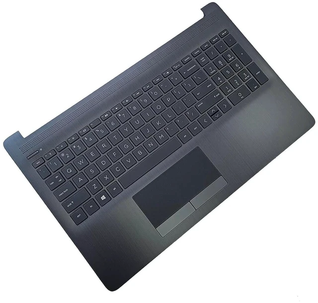 Alt view image 5 of 7 - L20386-001 AP29M000A00 Replacement for HP 15-DA 15-DB 15-DR 15-DA0053WM 15-DA0012DX 15-DA0073WM Trackpad AHS Laptop Upper Top Cover Case Palmrest Not-Backlit US Keyboard Touchpad Assembly Part Gray