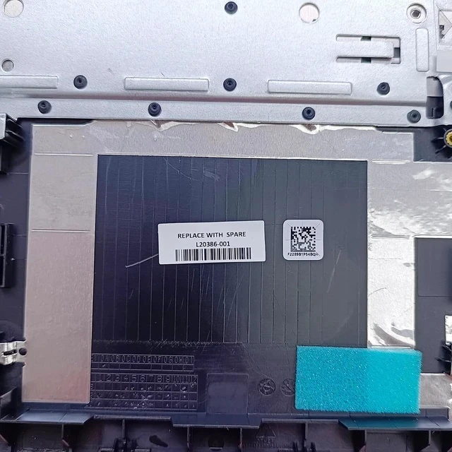 Alt view image 7 of 7 - L20386-001 AP29M000A00 Replacement for HP 15-DA 15-DB 15-DR 15-DA0053WM 15-DA0012DX 15-DA0073WM Trackpad AHS Laptop Upper Top Cover Case Palmrest Not-Backlit US Keyboard Touchpad Assembly Part Gray