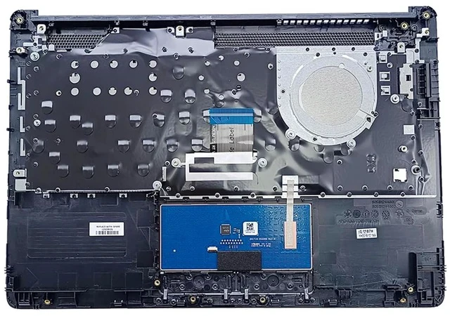 Alt view image 2 of 7 - Replacement for HP 14-cm 14T-CM 14Z-CM 14-CK 14-ck 14-cm 14-dg 14q-cs 14q-cy Laptop Upper Top Cover Case Palmrest Not-Backlit Keyboard Touchpad Assembly Part L23239-001 6070B1306301 Black