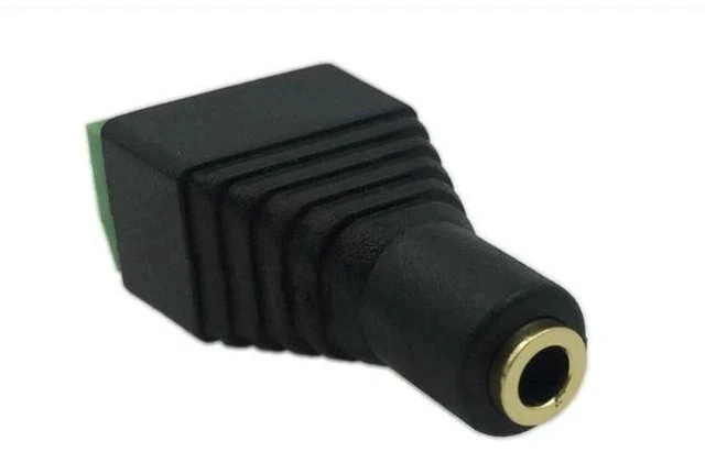 Alt view image 2 of 6 - 2 Pack Solderless 3.5mm Stereo AV Female Jack to 3 Screw Terminal Balun Adapter, Headphone Audio Replacement Terminal Connector