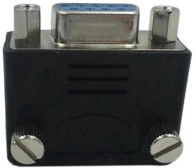 Alt view image 2 of 6 - DB9 9Pin RS232 Male to Female Serial Gender Changer Adapter Coupler Extension Connector