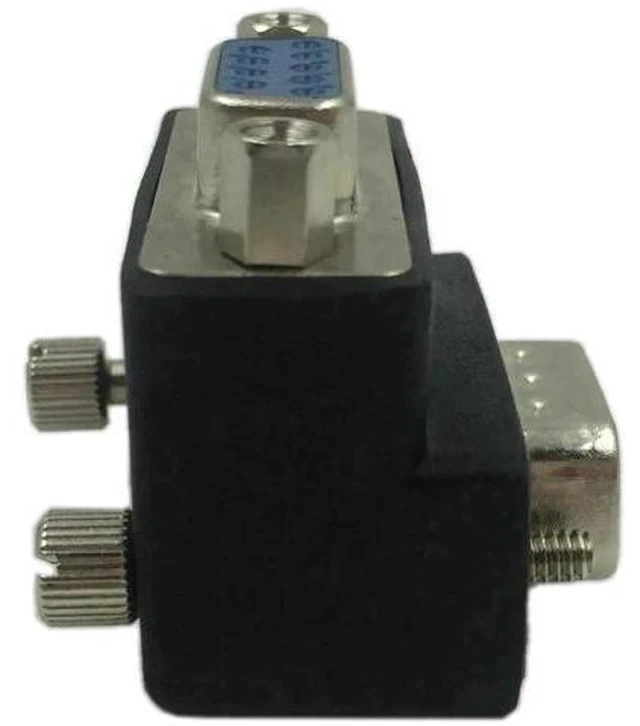 Alt view image 3 of 6 - DB9 9Pin RS232 Male to Female Serial Gender Changer Adapter Coupler Extension Connector