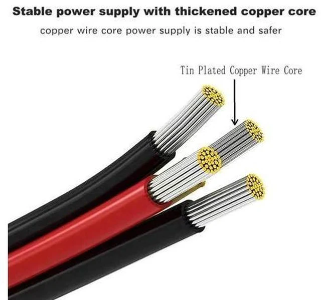 Alt view image 3 of 6 - 3 Pack 8 Inch SATA 15 Pin to 6 Pin PCIe Graphics Card Power Adapter Cable
