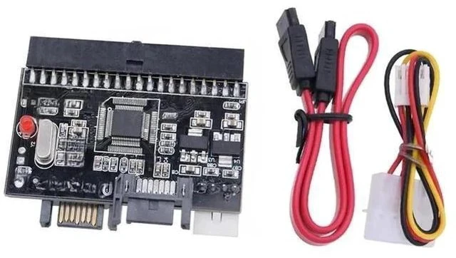 Alt view image 2 of 3 - 2-in-1 M.2 SATA B Key & mSATA SSD to SATA 3.0 Adapter Enclosure, 6Gbps 2.5 Inch SATA Riser Converter for Desktop & Laptop