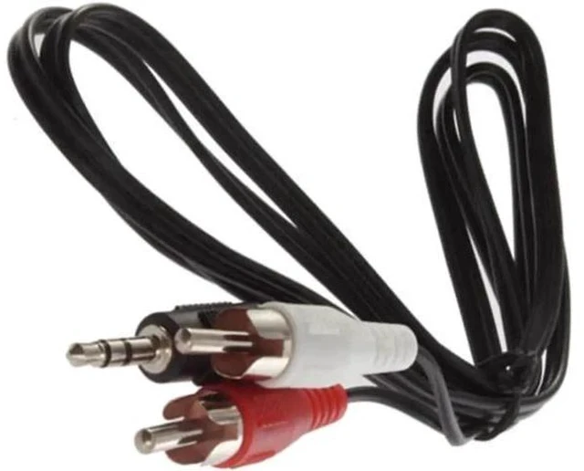 Alt view image 2 of 6 - 1 Pack 1.2M 3.5mm Male to Dual RCA Male Y Splitter Stereo Audio Cable Adapter Converter