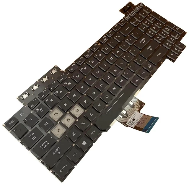 Alt view image 5 of 5 - Laptop Replacement US Layout RGB Colorful Backlight Keyboard for Asus TUF Gaming FX505 FX505D FX505DV FX505DD FX505DT FX505DU FX505DY FX505G FX505GT FX505GU FX505GE FX505GD FX505GM FX505A FX504 FX705