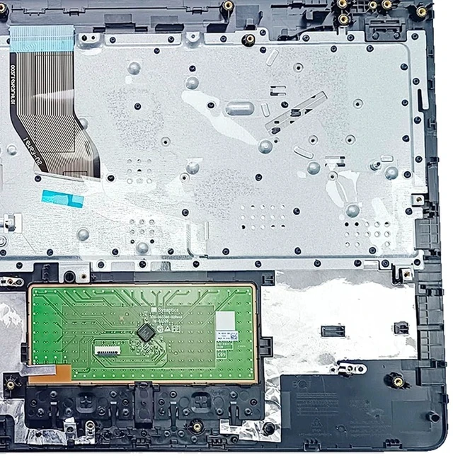 Alt view image 3 of 7 - Replacement for HP 15T-BR000 15T-BS 15Z-BW 15-BS 15-BW 15G-BR 15G-BX 15-BS020WM 15.6" Laptop Upper Top Cover Case Palmrest Not-Backlit Keyboard Touchpad Assembly Part 925008-001 AP204000E00