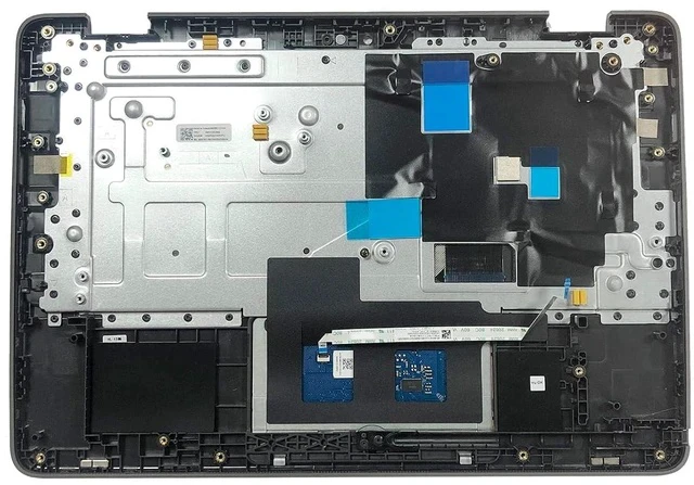 Alt view image 2 of 7 - Replacement for Lenovo Chromebook 300E Yoga Gen4 (WFC) Laptop Upper Top Cover Case Palmrest US Keyboard Touchpad Assembly Part 5M11H62894 Gray