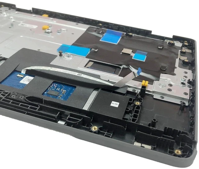 Alt view image 7 of 7 - Replacement for Lenovo Chromebook 300E Yoga Gen4 (WFC) Laptop Upper Top Cover Case Palmrest US Keyboard Touchpad Assembly Part 5M11H62894 Gray
