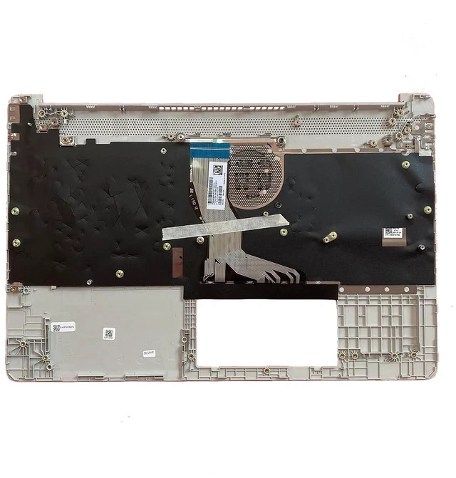 Alt view image 2 of 7 - Replacement for HP 15-DY 15-EF 15s-eq 15s-fq 15T-DY100 15Z-EF100 17-CA1022CY 14-dh1000 15 inch Laptop Upper Top Cover Case Palmrest Not-Backlit Keyboard Assembly Part L63578-001 Sliver