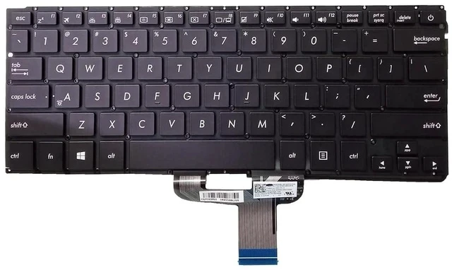 Alt view image 2 of 3 - Laptop Replacement US Layout with Backlit Keyboard for Asus ZenBook UX310 UX310UA UX310UQ U4000 U4000U U4000UQ RX310 RX310U RX310UA RX310UQ Black 0KN0 UM2JP16 UM1ND16
