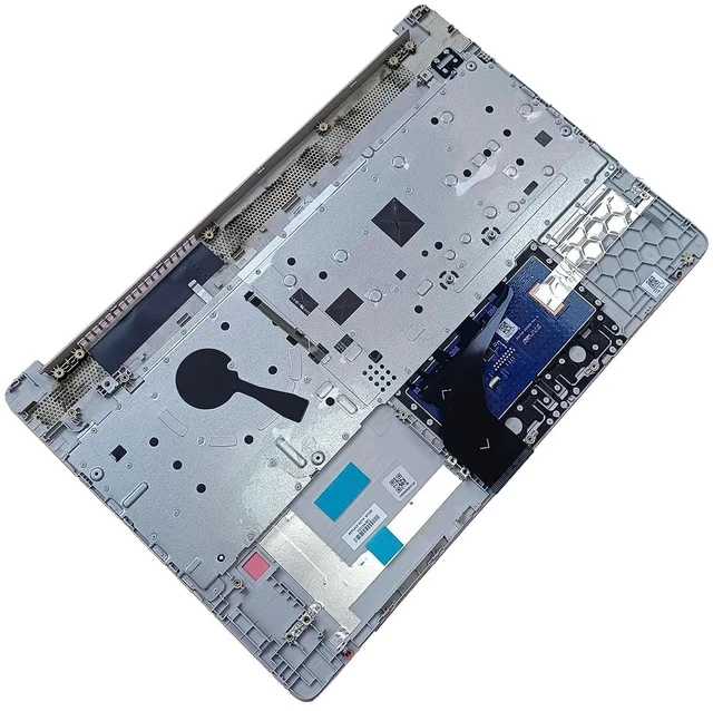 Alt view image 3 of 7 - L52154-001 Replacement for HP 15T-DW200 15T-DW300 15Z-GW000 15-DW3032CL 15T-DW 15-DW 15-GW 15s-du Laptop Upper Top Cover Case Palmrest Backlit US Keyboard Touchpad Assembly Part Sliver