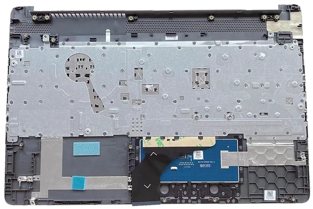 Alt view image 2 of 7 - M31099-001 AP2H8000E60 Replacement for HP Probook 250 255 G8 G9 Laptop Upper Top Cover Case Palmrest Not-Backlit US Keyboard Touchpad Assembly Part Gray