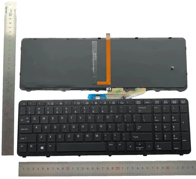 Alt view image 2 of 5 - Laptop Replacement US Layout No Pointing with Backlight Keyboard for HP ZBOOK 15 G1 ZBOOK 15 G2 ZBOOK 17 G1 ZBOOK 17 G2 Series PK130TK1A00 SK7123BL MP-12P23USJ698W PK130TK2A00 733688-001
