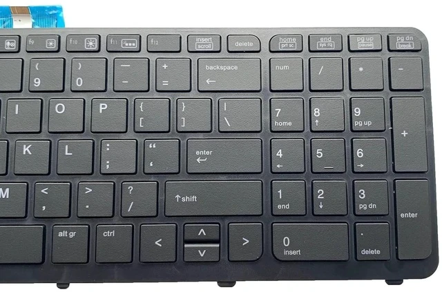 Alt view image 4 of 5 - Laptop Replacement US Layout No Pointing with Backlight Keyboard for HP ZBOOK 15 G1 ZBOOK 15 G2 ZBOOK 17 G1 ZBOOK 17 G2 Series PK130TK1A00 SK7123BL MP-12P23USJ698W PK130TK2A00 733688-001