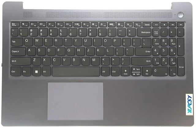 Alt view image 2 of 7 - 5CB1K94973 Replacement for Lenovo IdeaPad Slim 3 15IAN8 82XB Laptop Upper Top Cover Case Palmrest Backlit US Keyboard Touchpad Assembly Part
