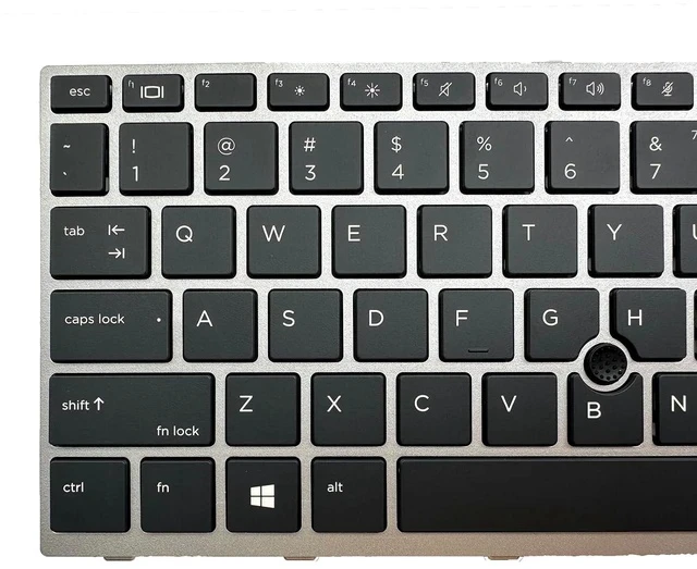 Alt view image 4 of 5 - Laptop Replacement US Layout with Pointer and Backlit Keyboard for HP EliteBook 730 G5 735 G5 830 G5 836 G5 735 G6 830 G6 836 G6 P/N: L13697-001 6037B0135401