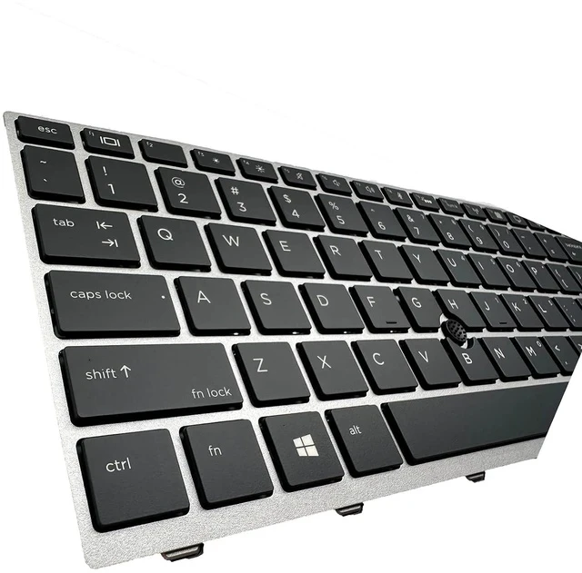 Alt view image 5 of 5 - Laptop Replacement US Layout with Pointer and Backlit Keyboard for HP EliteBook 730 G5 735 G5 830 G5 836 G5 735 G6 830 G6 836 G6 P/N: L13697-001 6037B0135401
