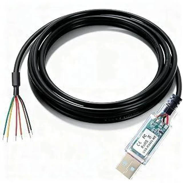 Main image of USB to RS485-WE Serial Cable, RS485-WE-1800-BT UART Serial Converter Cable,USB-RS485-WE Wire End,FT232 Chipset, 6 Way,1.8m/6ft | USB to RS485-WE Serial Cable, UART Serial Converter Cable, USB-RS485-WE