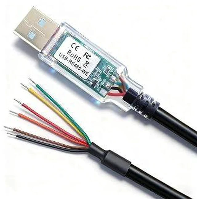 Alt view image 5 of 7 - USB to RS485-WE Serial Cable, RS485-WE-1800-BT UART Serial Converter Cable,USB-RS485-WE Wire End,FT232 Chipset, 6 Way,1.8m/6ft | USB to RS485-WE Serial Cable, UART Serial Converter Cable, USB-RS485-WE